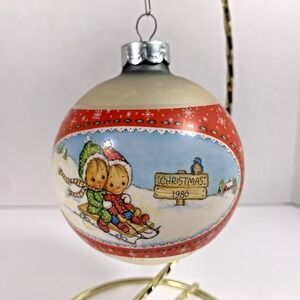 Hallmark 1980 Vintage Betsey Clark Tree Trimmer Ball Christmas Ornament